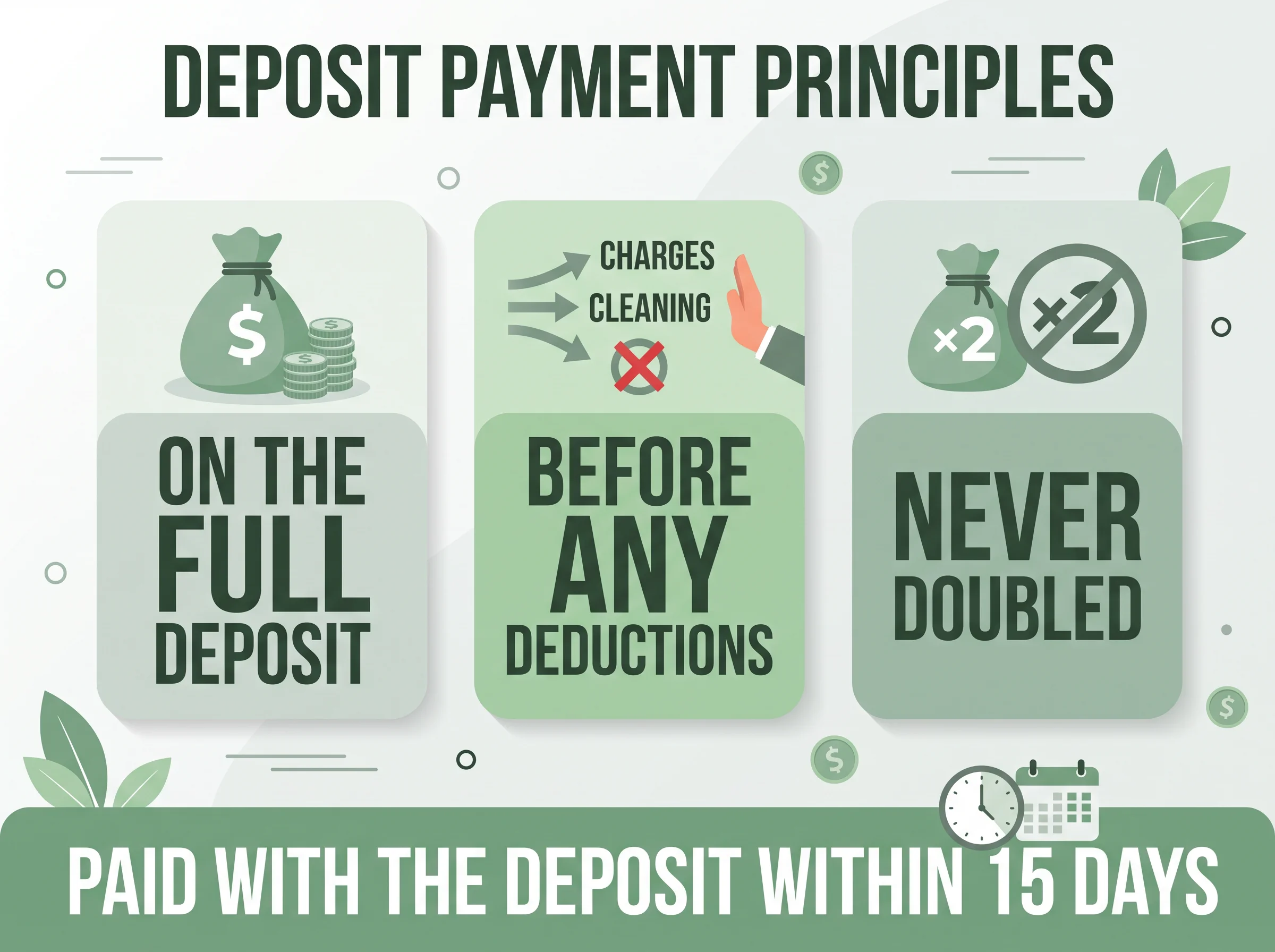 Three rules for BC deposit interest: on the full deposit, before deductions, never doubled