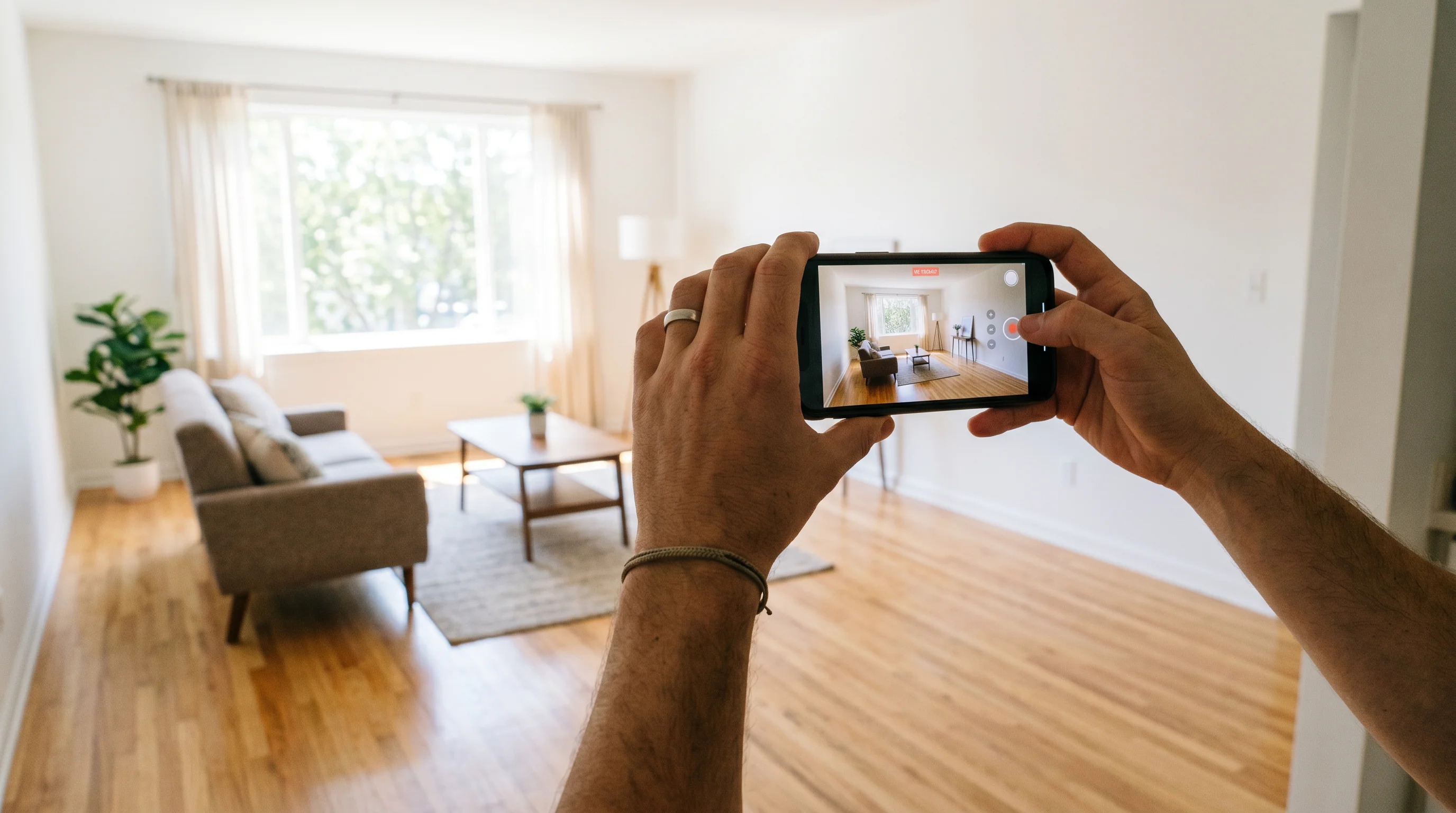 Filming the virtual tour the right way — during vacancy, with no personal belongings in frame