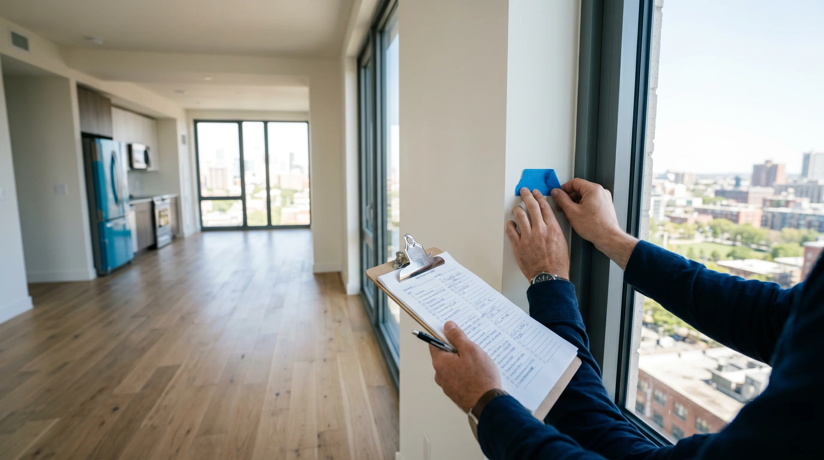 The pre-delivery inspection done properly: deficiencies documented in the empty unit before any tenant moves in