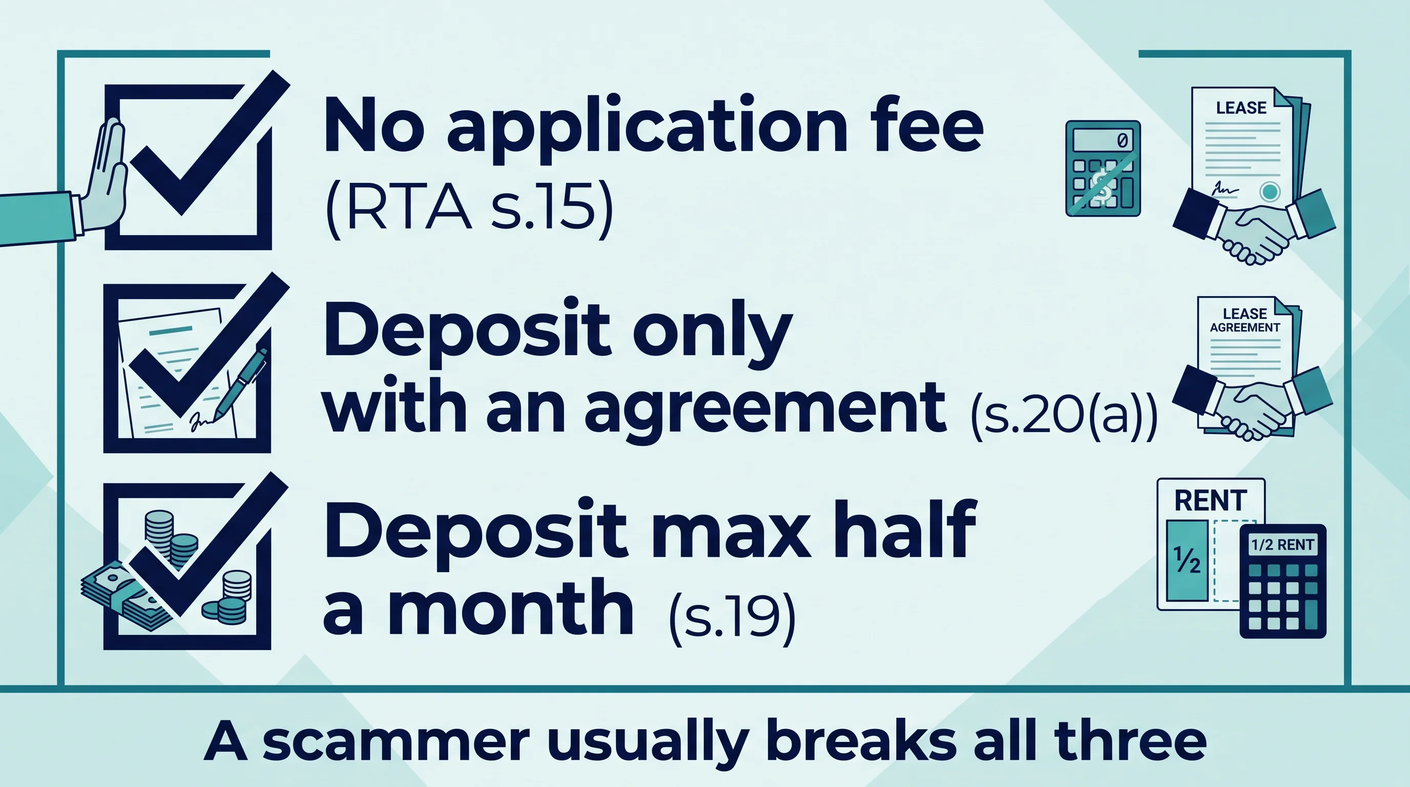 Three BC tenancy rules that help expose a rental scam